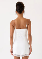 Aloura Lace Mini Dress - White