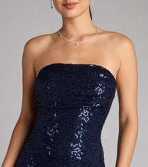 Sparkle Goals Sequin Tube Mini Dress