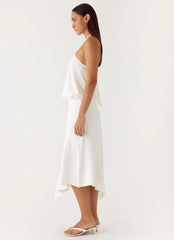 To The Girls Midi Dress - White