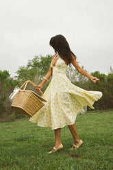 Alice Floral Halter Midi Dress