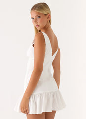Gretel Mini Dress - White