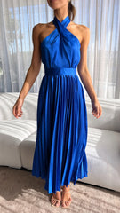 Charlotte Midi Dress - Blue