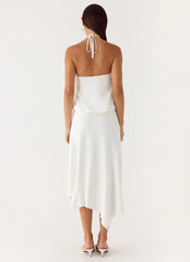 To The Girls Midi Dress - White