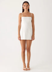 Second Sun Mini Dress - White