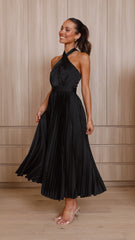 Charlotte Midi Dress - Black