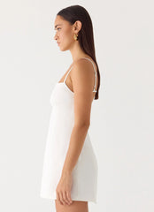 Second Sun Mini Dress - White