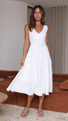 Jayde Knit Dress - White
