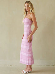 Tayshia Lace Midi Dress