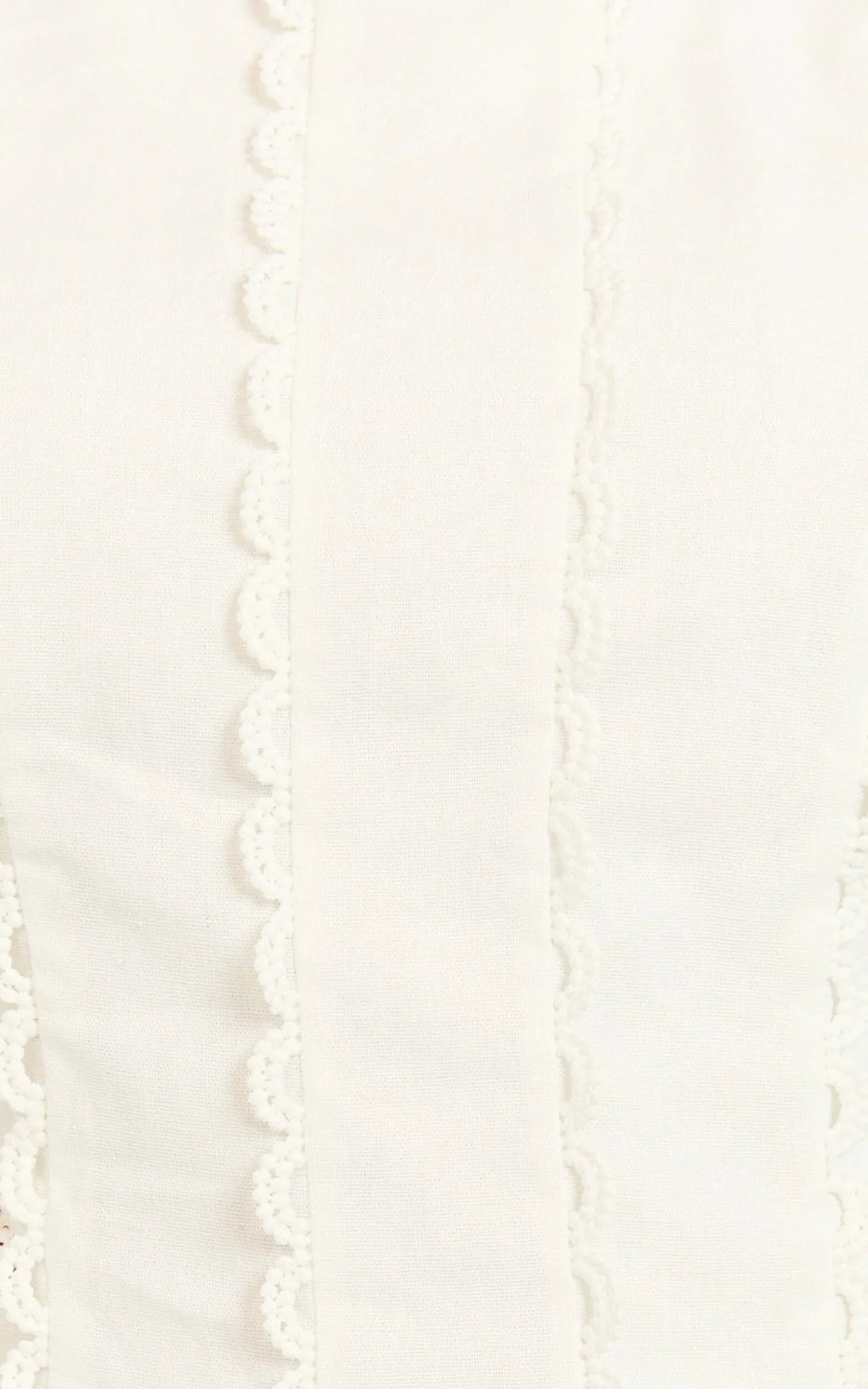 Laila Mini Linen Blend Dress - High Neck Side Cut Out Puff Sleeve Straight Dress in Off White