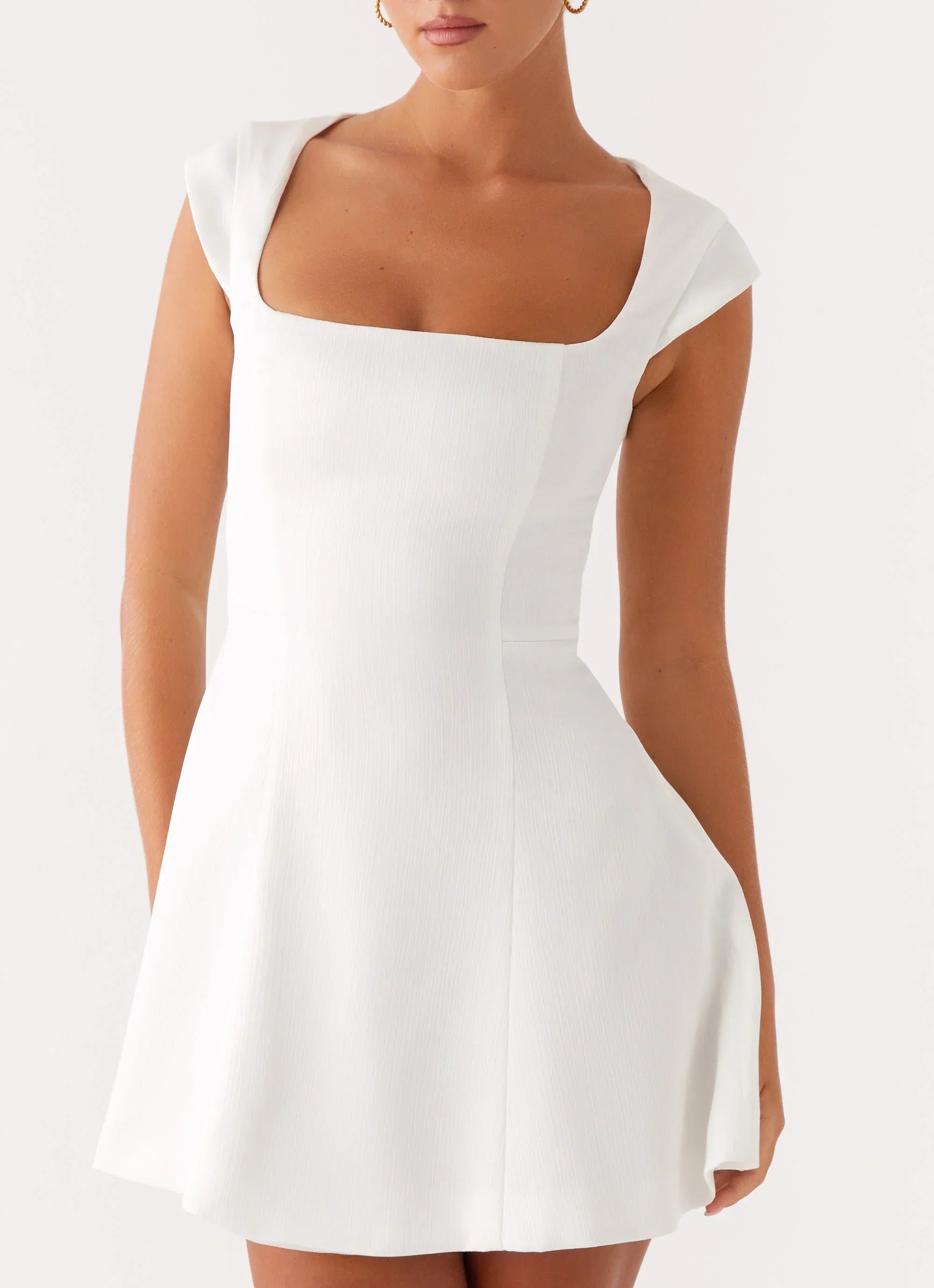 Maryjane Mini Dress - White