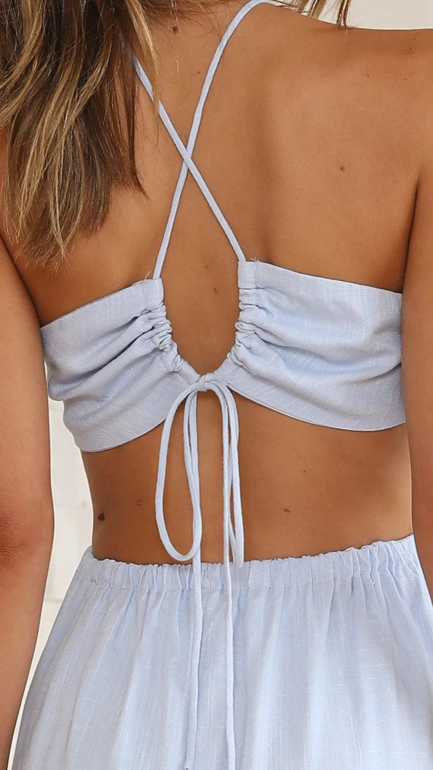 Layla Midi Dress - Blue