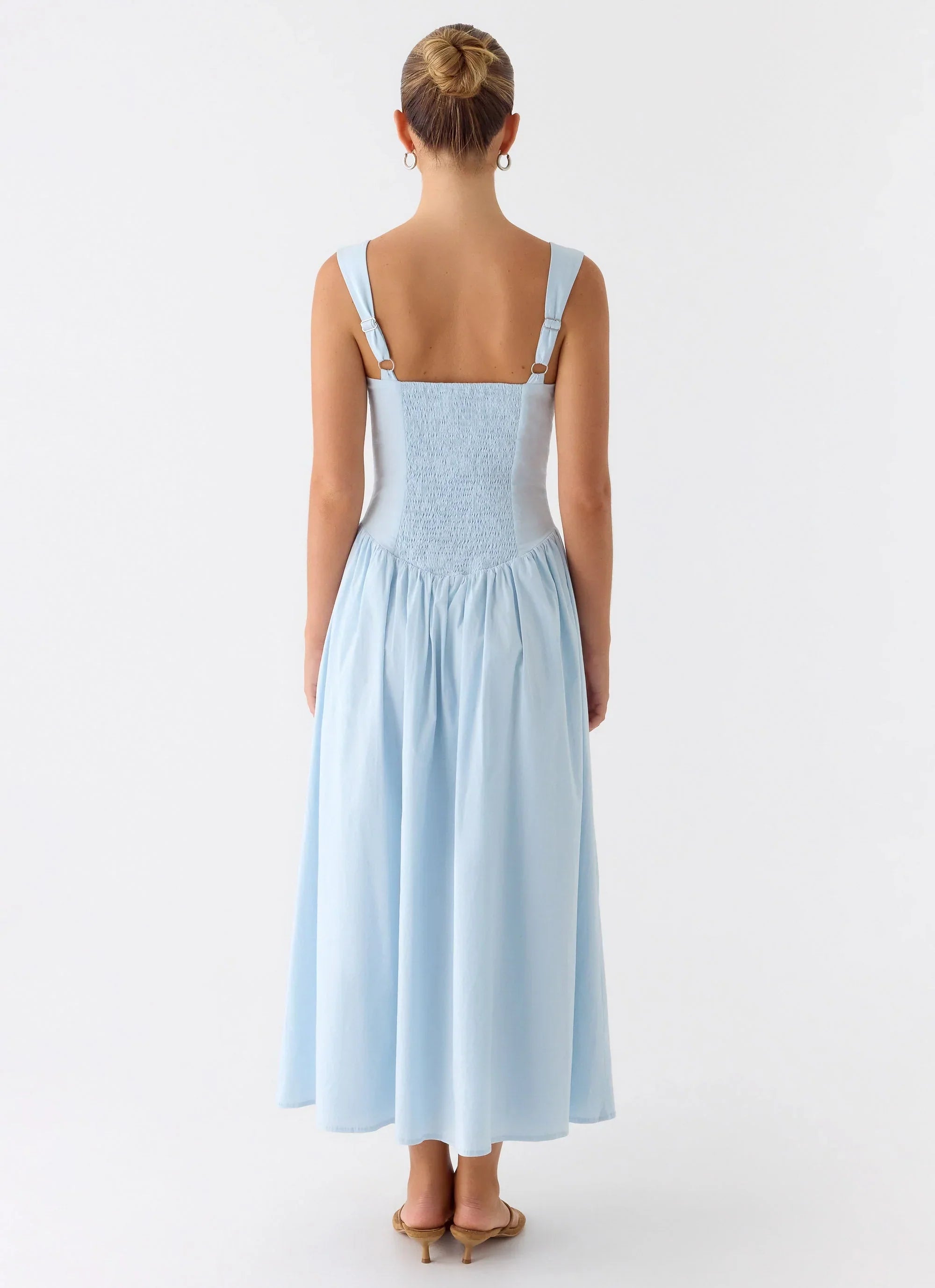 Emmalina Midi Dress - Blue