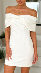 Mia Mini Dress - White