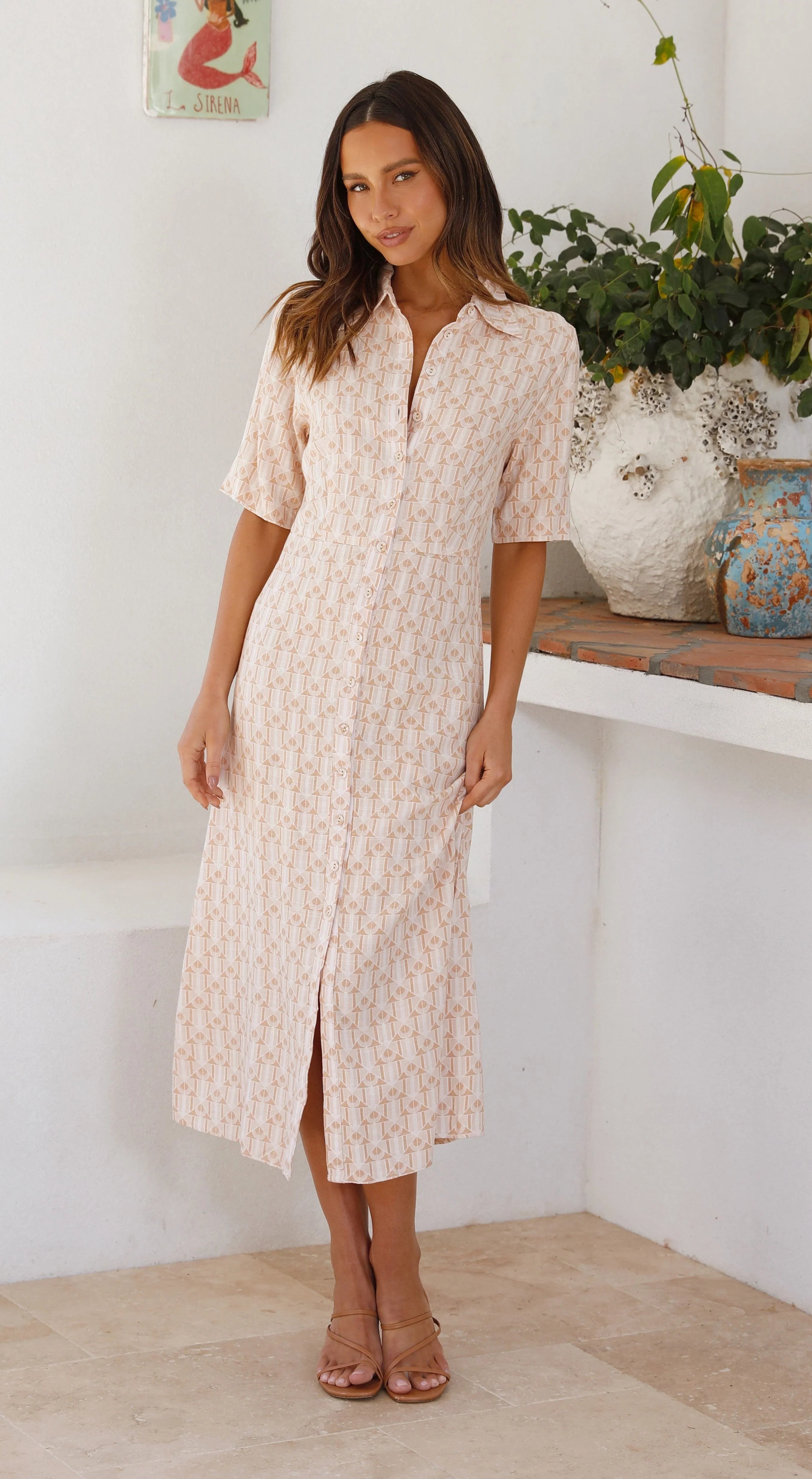 Ginny Midi Dress - Ginny Print