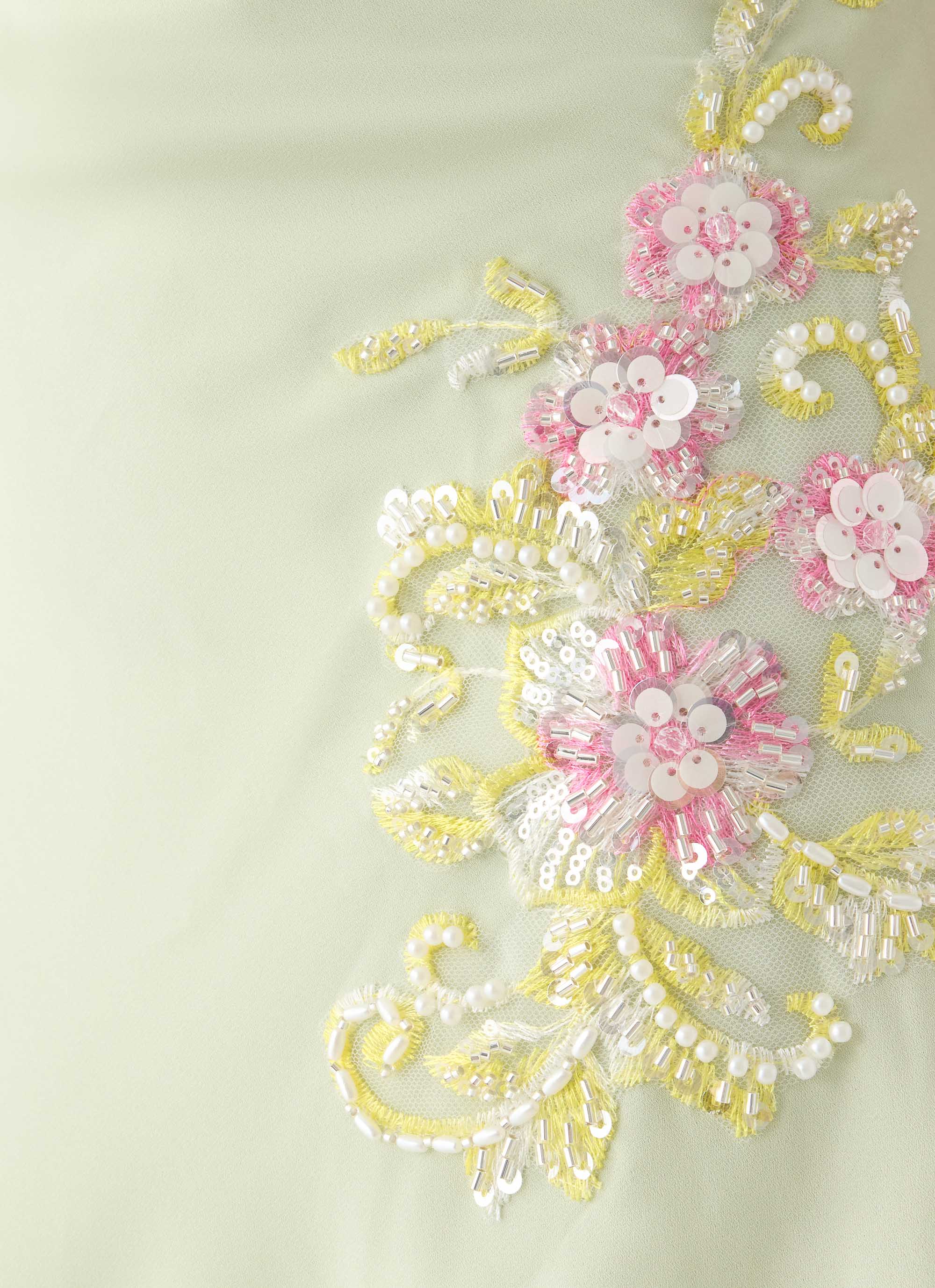 Trisette Midi Dress - Lime