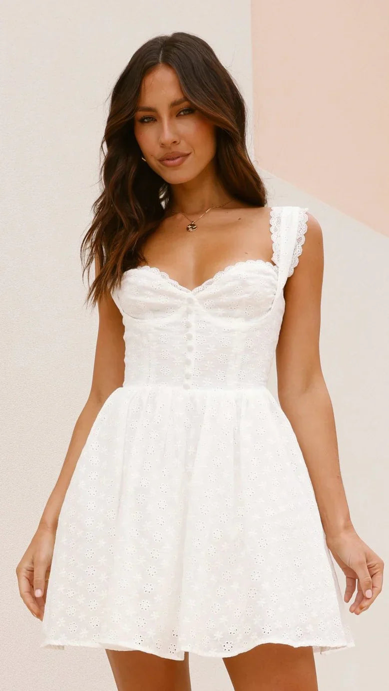 Kaiya Mini Dress - White