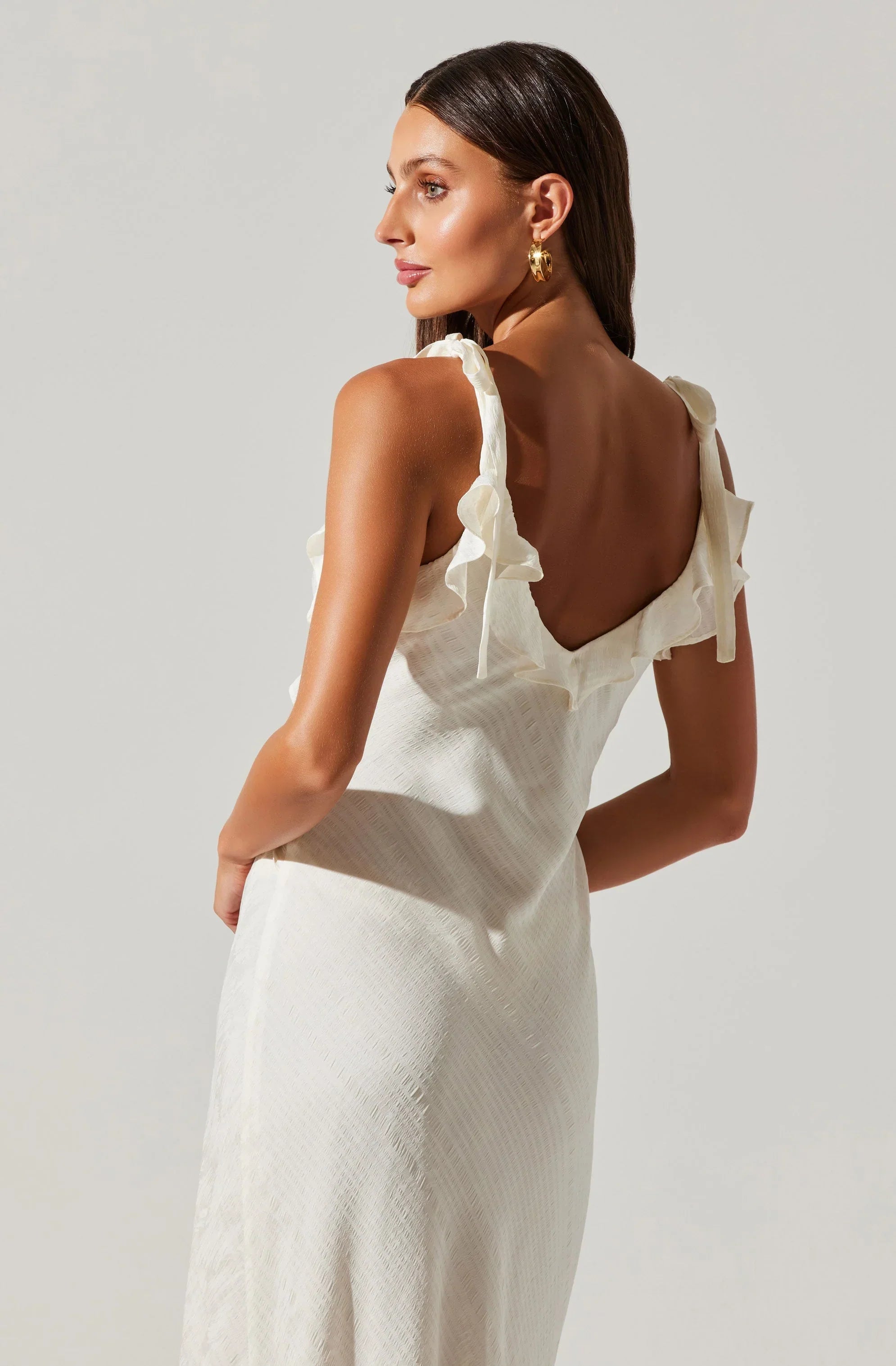 Sorbae Ruffle Maxi Dress