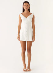 Drift Mini Dress - White
