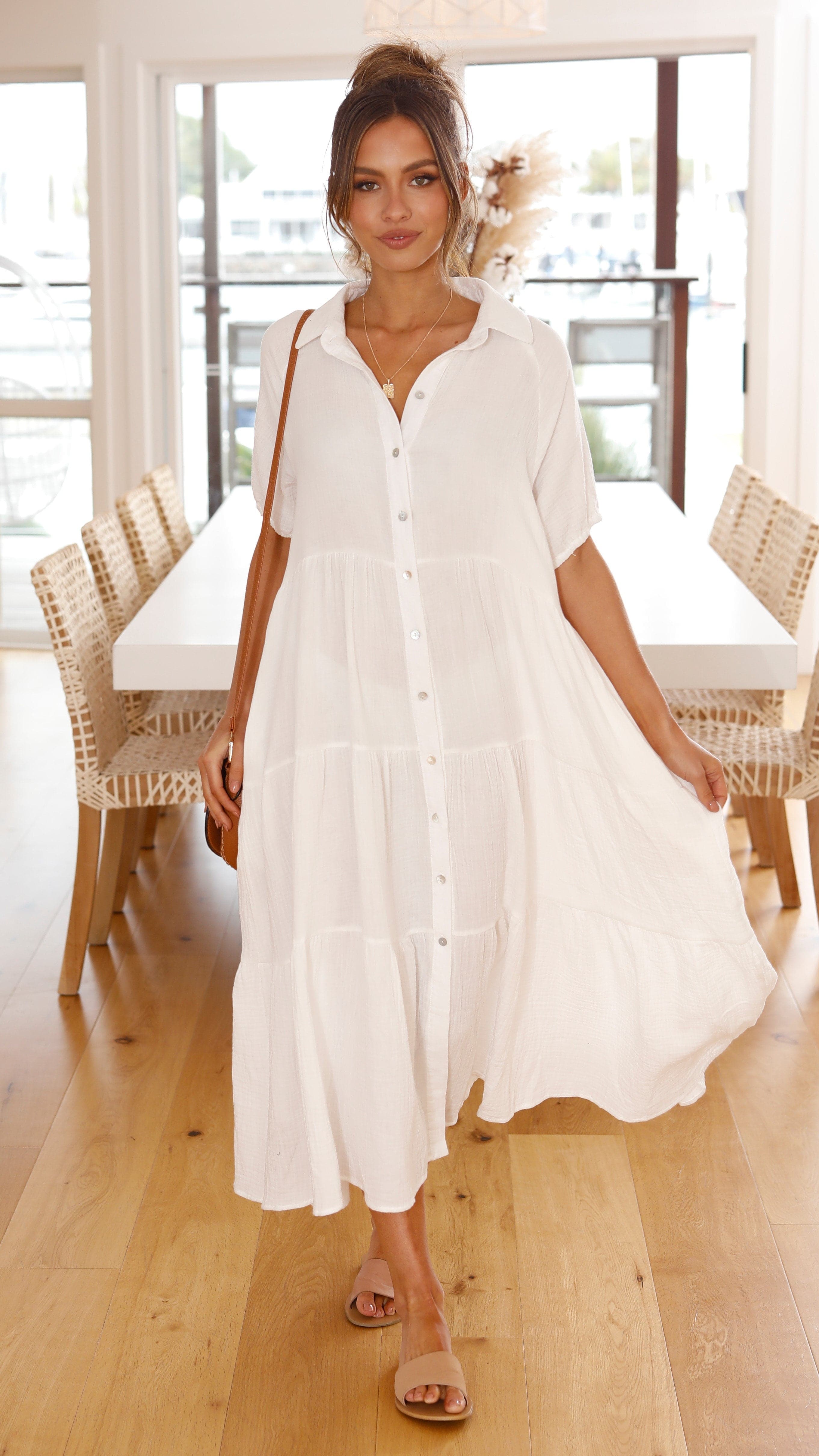 Morgana Dress - White