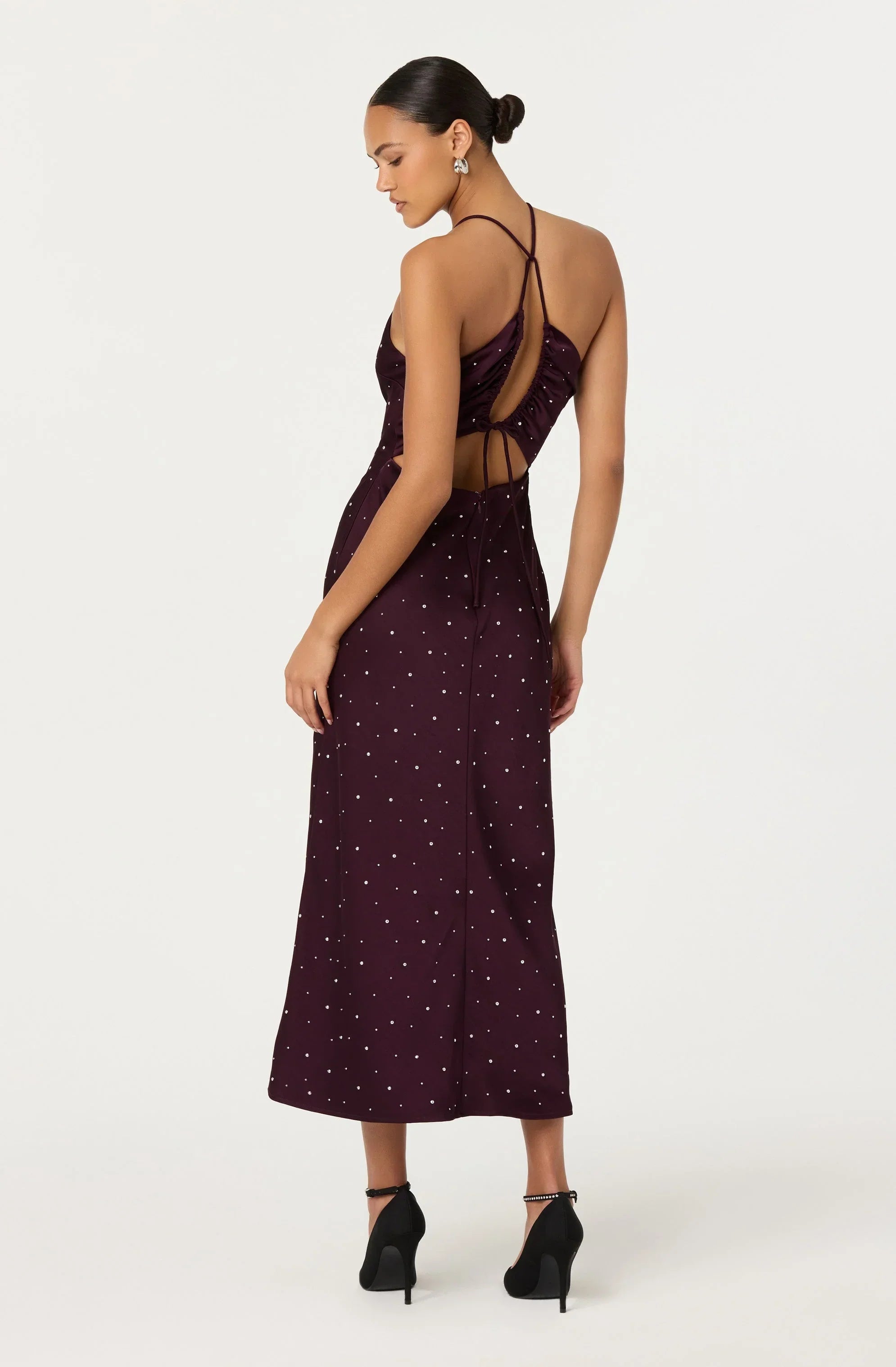 Halley Rhinestone Embellished Maxi Dress
