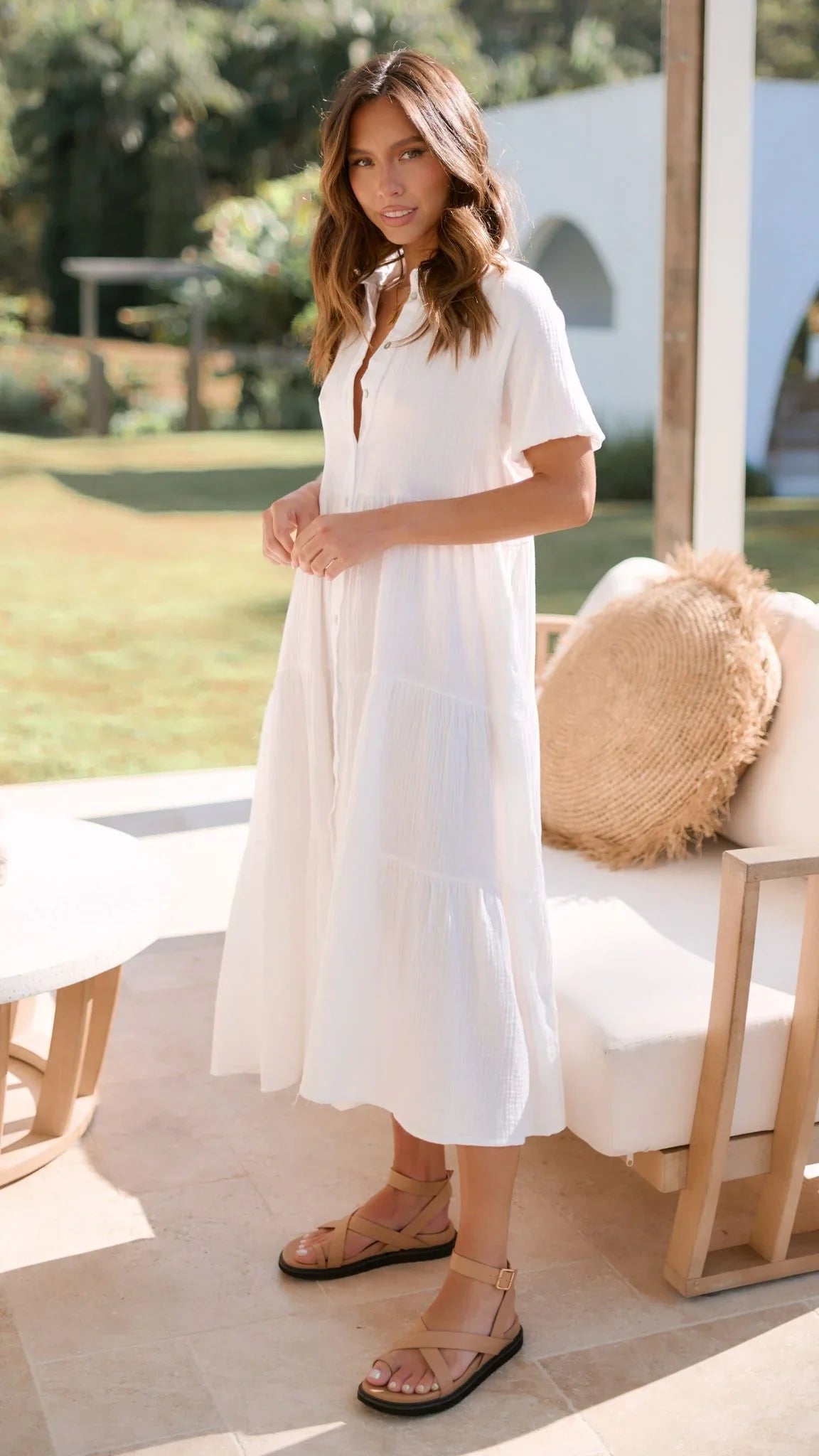 Morgana Dress - White