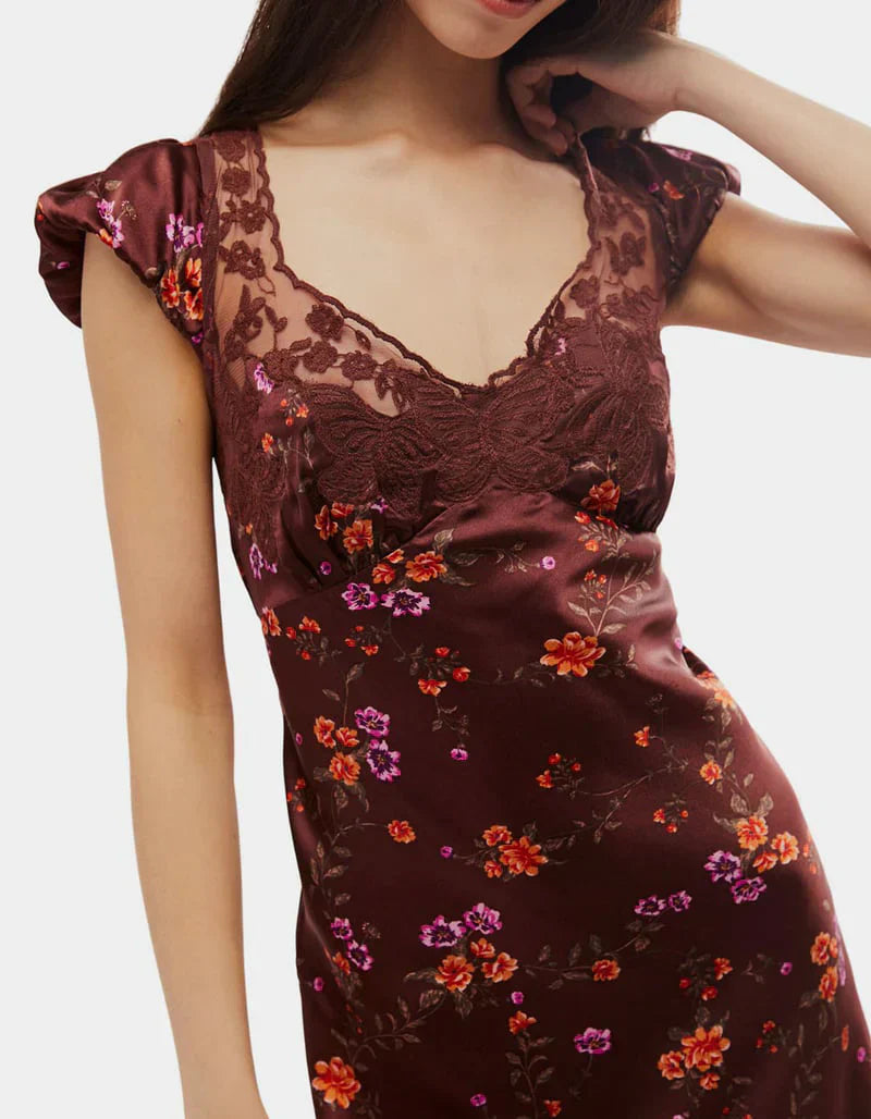Free People Butterfly Babe Midi Dress