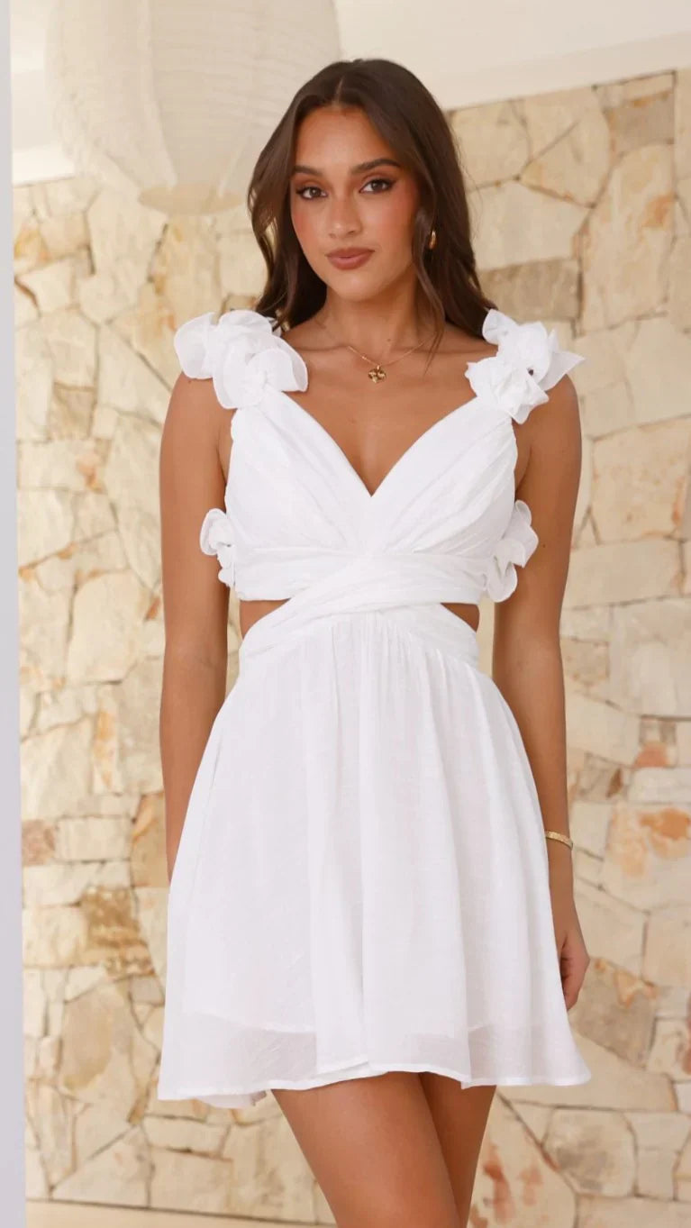 Galilhai Mini Dress - White