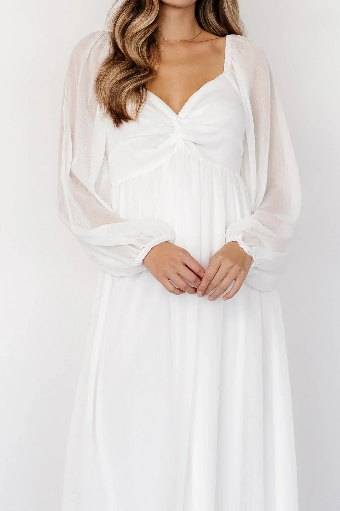 Dione Midi Dress | Off-White