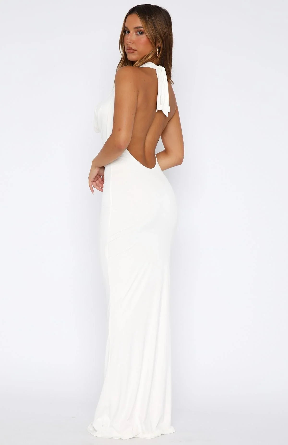 Vacation Time Maxi Dress Off White