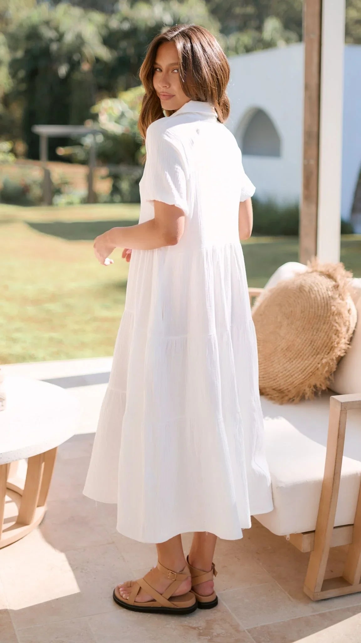 Morgana Dress - White